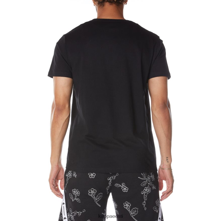 Kappa mehed ehtne jpn vitriol T-särk must suits J0HRBX172