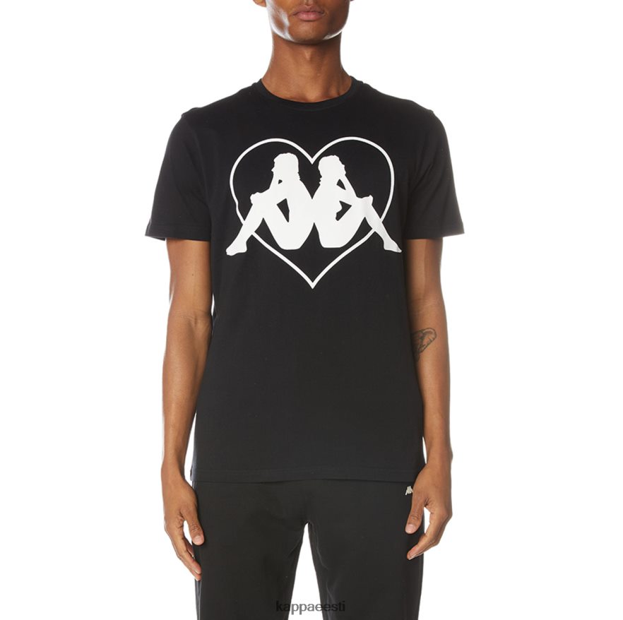 Kappa mehed ehtne zielona t-särk must joa J0HRBX104