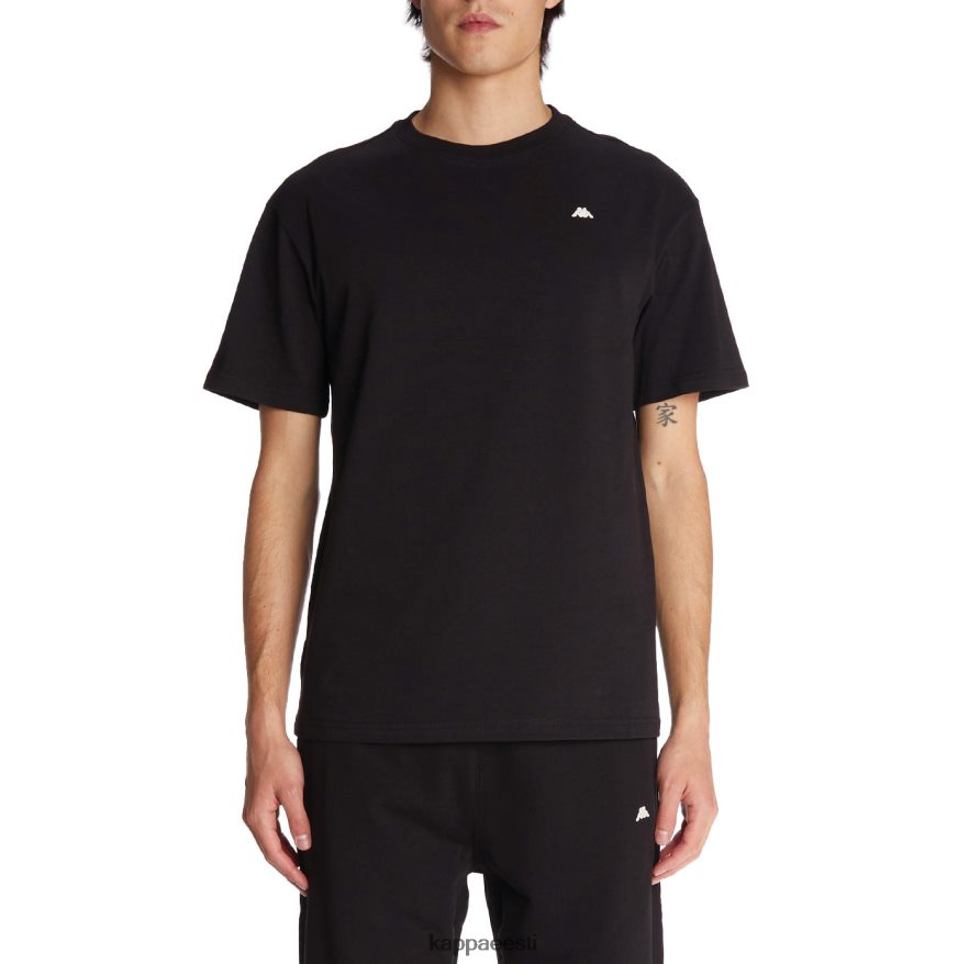 Kappa mehed rüü giovani darphis t-särk must J0HRBX152