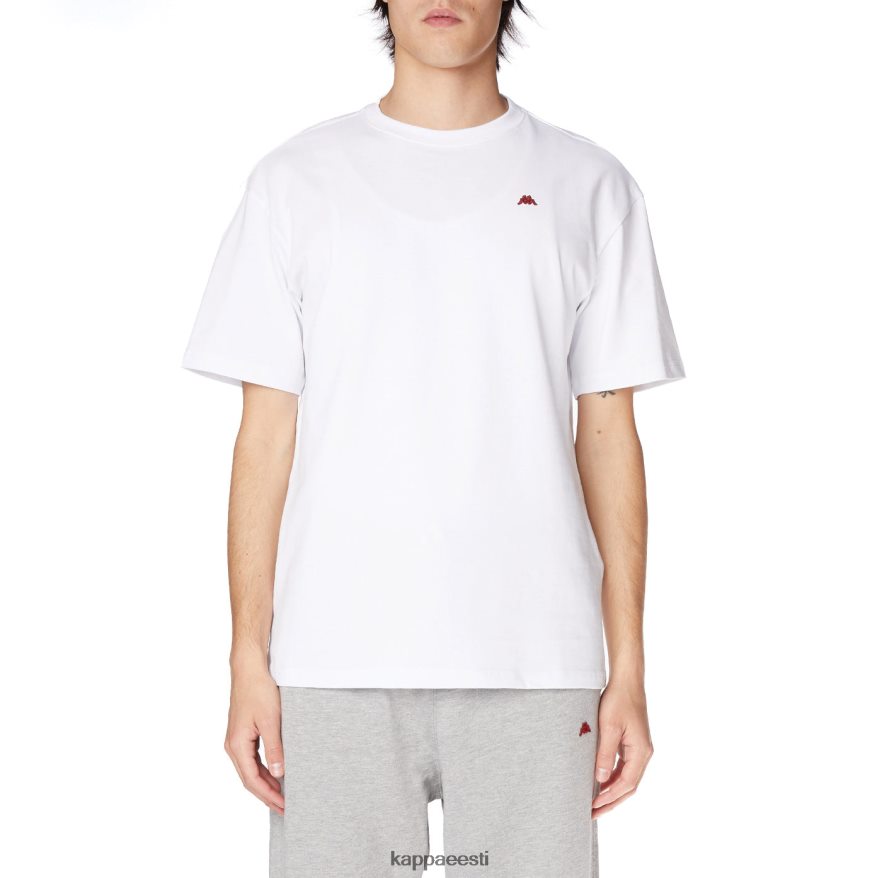 Kappa mehed rüü giovani darphis t-särk valge J0HRBX201