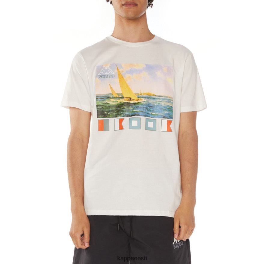 Kappa mehed salvei t-särk valge J0HRBX118