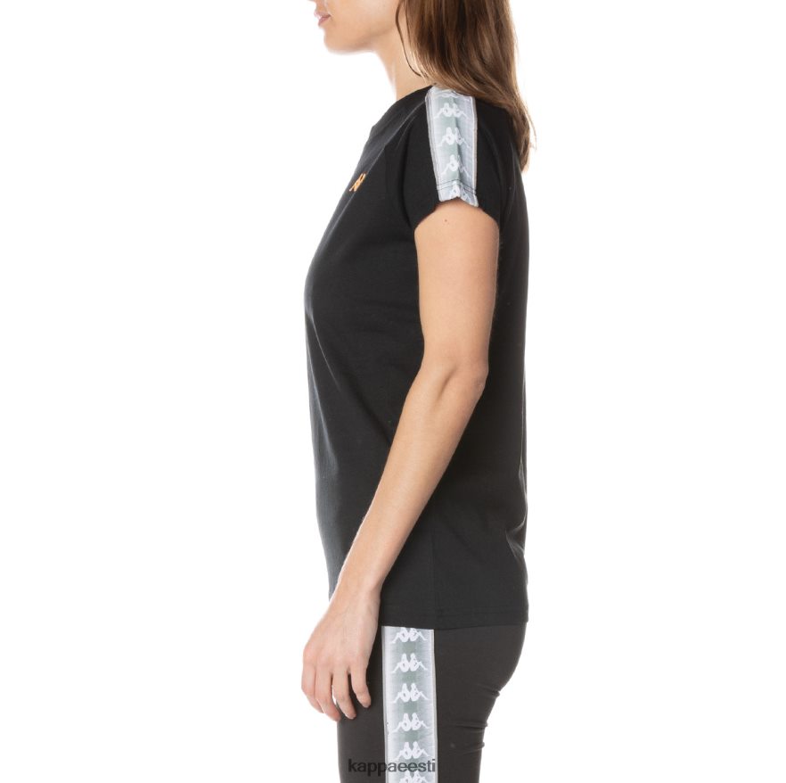Kappa naised 222 banda gapan t-särk süsimust J0HRBX380