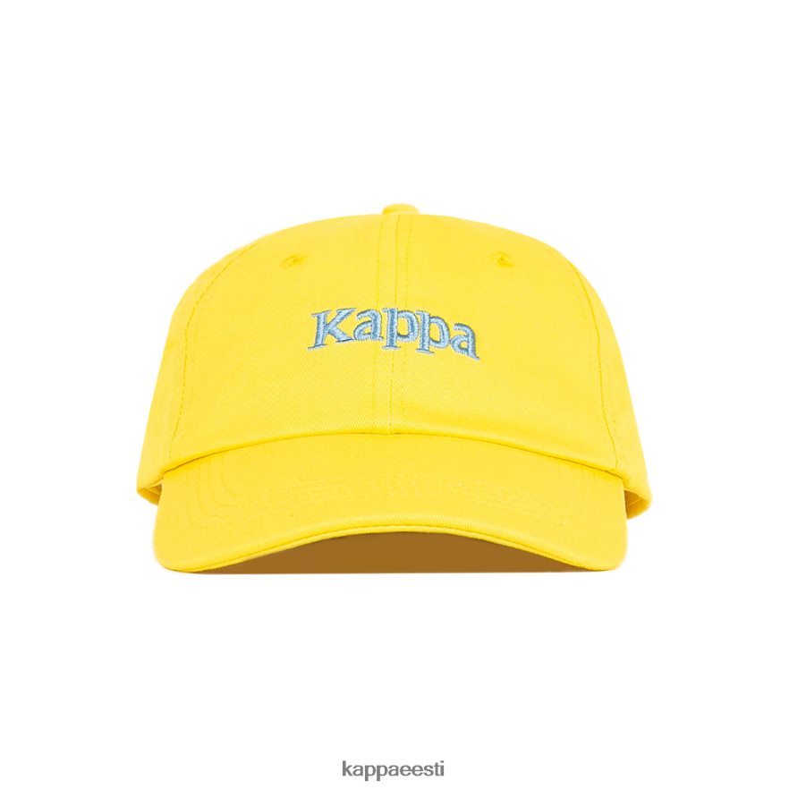 Kappa unisex autentne hoogeveen cap kollane helesinine J0HRBX302