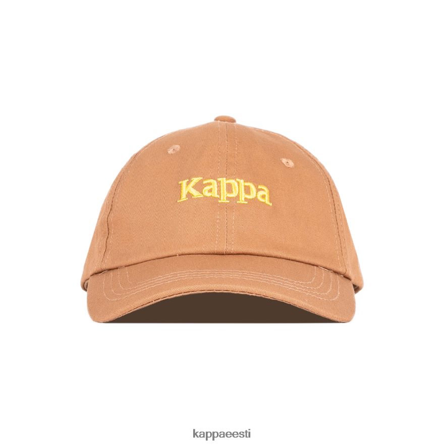 Kappa unisex autentne hoogeveen cap pruun kollane J0HRBX303