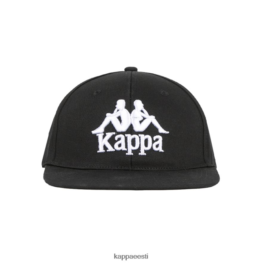 Kappa unisex lastele autentne bzadem kork must suits valge J0HRBX327