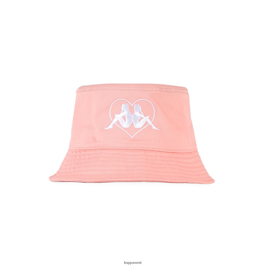 Kappa unisex autentne tychy bucket müts roosa J0HRBX283